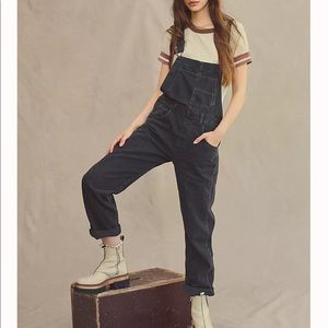 Free people ziggy denim overalls
